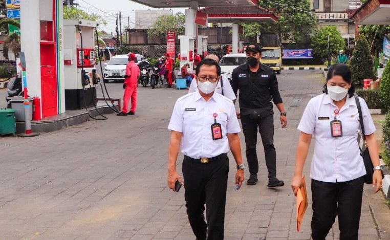 podiumnews.com-Pemkab Badung Cek Sejumlah Usaha BBM dan Gas Elpiji